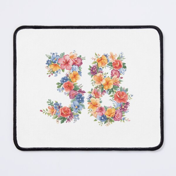 Item preview, 38th birthday flowers watercolor. designed and sold by uunaa.