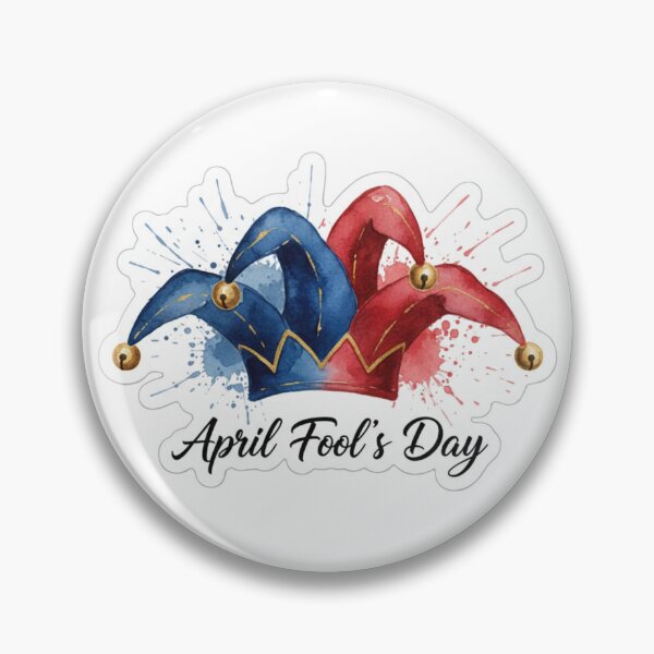 Item preview, Watercolor Jester Hat April Fool's Day Sticker designed and sold by Han-Chaeyoung.