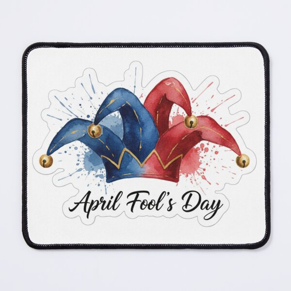 Item preview, Watercolor Jester Hat April Fool's Day Sticker designed and sold by Han-Chaeyoung.