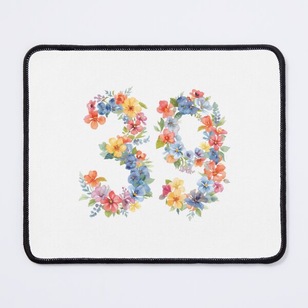 Item preview, 39th birthday flowers watercolor. designed and sold by uunaa.