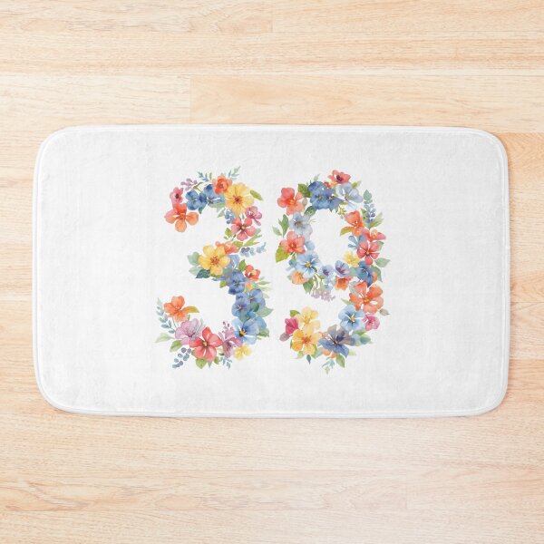 Item preview, 39th birthday flowers  watercolor. designed and sold by uunaa.