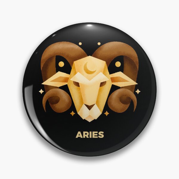 Item preview, Aries Zodiac Ram Head – Bold Fire Sign Astrology Gift | March April Birthday Horoscope Aesthetic designed and sold by amareshdas008.