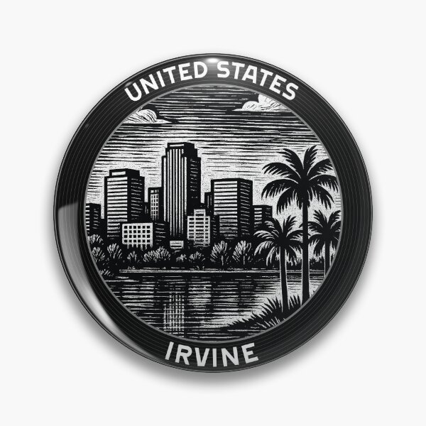 Item preview, Irvine USA Linocut Style  designed and sold by Thistle-TShop.