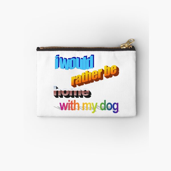 Item preview, i would rather be home with my dog Wordart  designed and sold by WorddArtt.