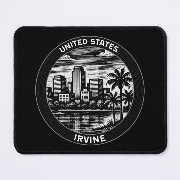 Item preview, Irvine USA Linocut Style  designed and sold by Thistle-TShop.