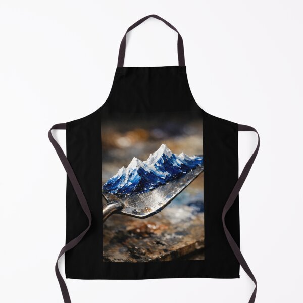 Item preview, Palette Knife Mountains Bob Ross Art Impasto Style designed and sold by SplashTastic.