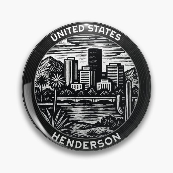 Item preview, Henderson USA Linocut Style  designed and sold by Thistle-TShop.