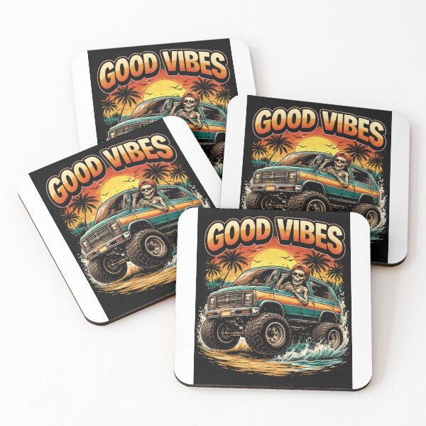 Item preview, Good Vibes Retro Offroad Aesthetic designed and sold by The Crafted Spirits.