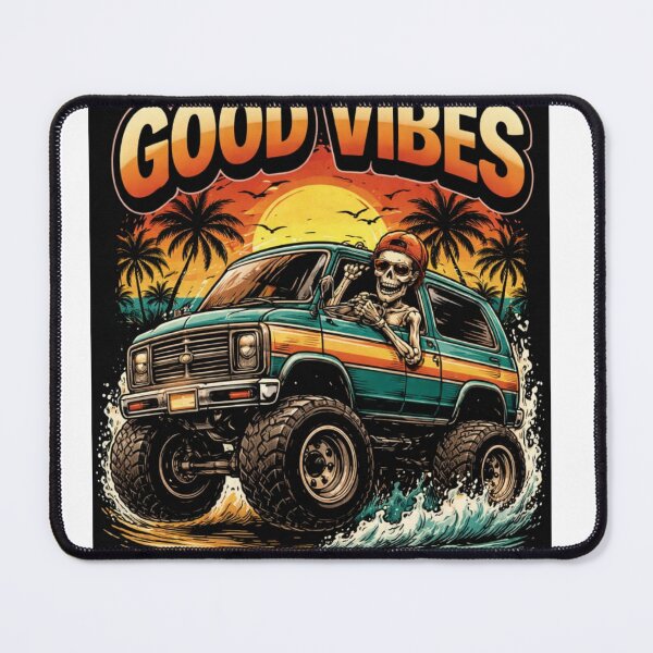 Item preview, Good Vibes Retro Offroad Aesthetic designed and sold by The Crafted Spirits.