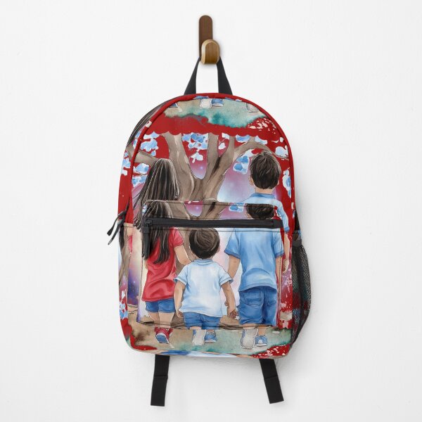 Item preview, Siblings Walking Together – Family Love Art, Childhood Memories, Brother Sister Bond, Heartwarming Illustration designed and sold by ChenEngEng.