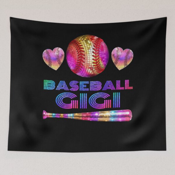 Item preview, Disco Baseball GiGi Retro Sports Style designed and sold by KIROSALS.