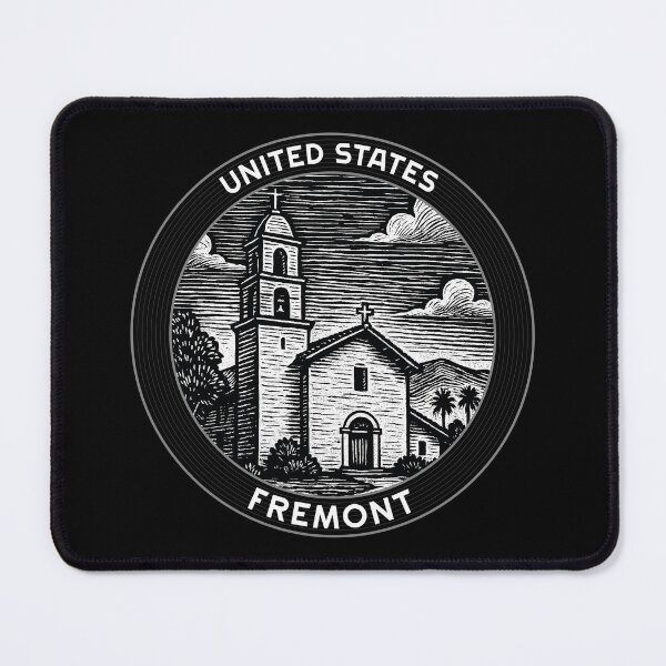 Item preview, Fremont USA Linocut Style  designed and sold by Thistle-TShop.