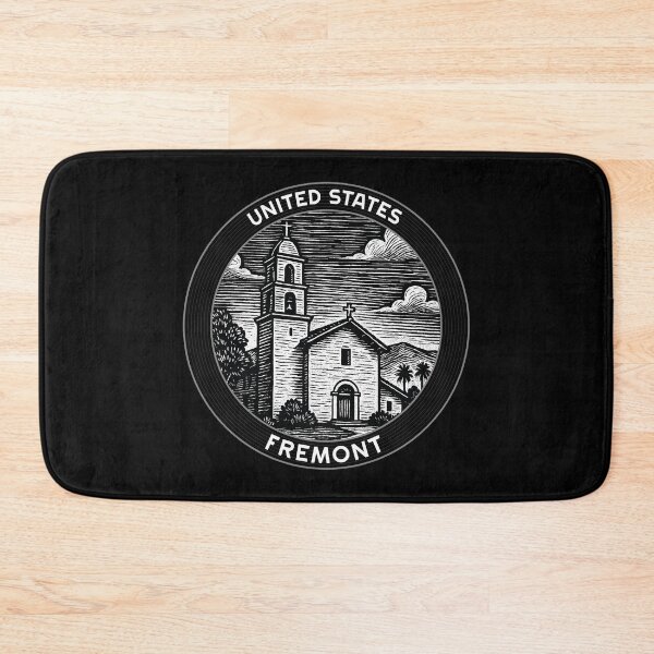 Item preview, Fremont USA Linocut Style  designed and sold by Thistle-TShop.
