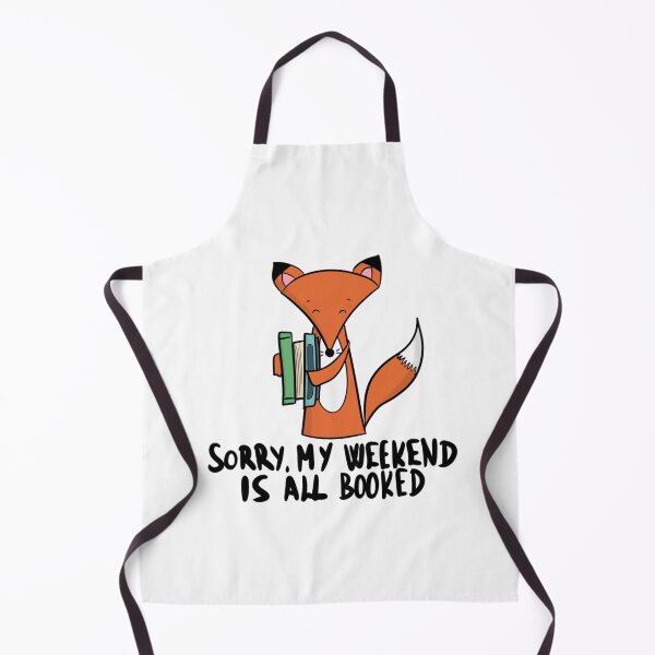 Item preview, Cute Fox Reading Books Sorry My Weekend Is All Booked designed and sold by DesignFreakArt.
