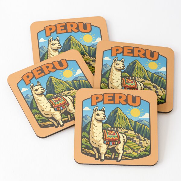 Item preview, Peru - Llama & Machu Picchu designed and sold by Myra365Art.