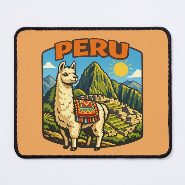Item preview, Peru - Llama & Machu Picchu designed and sold by Myra365Art.