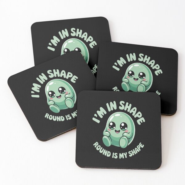 Item preview, I_m In Shape Round Is A Shape Funny Quote Mochi Lover designed and sold by orlodrake.