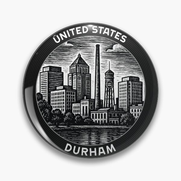Item preview, Durham USA Linocut Style  designed and sold by Thistle-TShop.