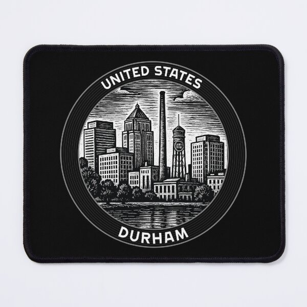 Item preview, Durham USA Linocut Style designed and sold by Thistle-TShop.