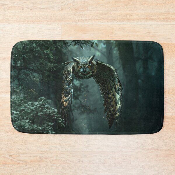 Item preview, Silent Hunter Owl in Dark Forest designed and sold by Erika Kaisersot.