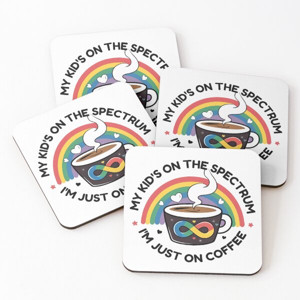 Item preview, Autism Mom Mug – Neurodiversity Rainbow Coffee, Spectrum Parent Gift designed and sold by MindScience4You.