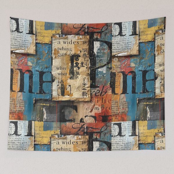 Item preview, Newspaper collage designed and sold by Branka.