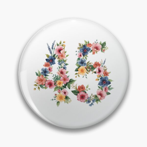 Item preview, 45th birthday flowers  watercolor. designed and sold by uunaa.