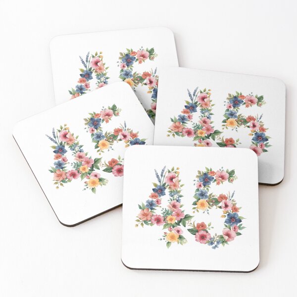 Item preview, 45th birthday flowers  watercolor. designed and sold by uunaa.