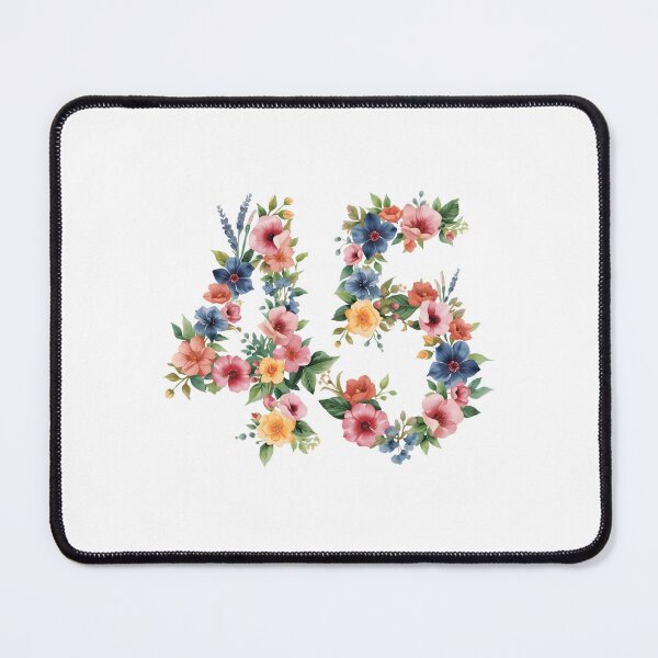 Item preview, 45th birthday flowers  watercolor. designed and sold by uunaa.