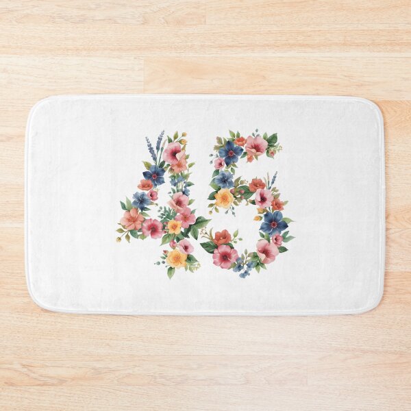 Item preview, 45th birthday flowers  watercolor. designed and sold by uunaa.