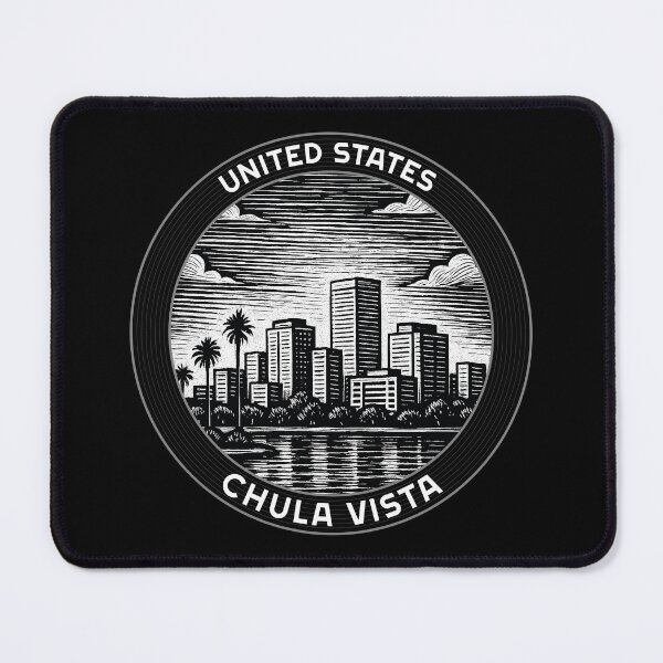 Item preview, Chula Vista USA Linocut Style  designed and sold by Thistle-TShop.