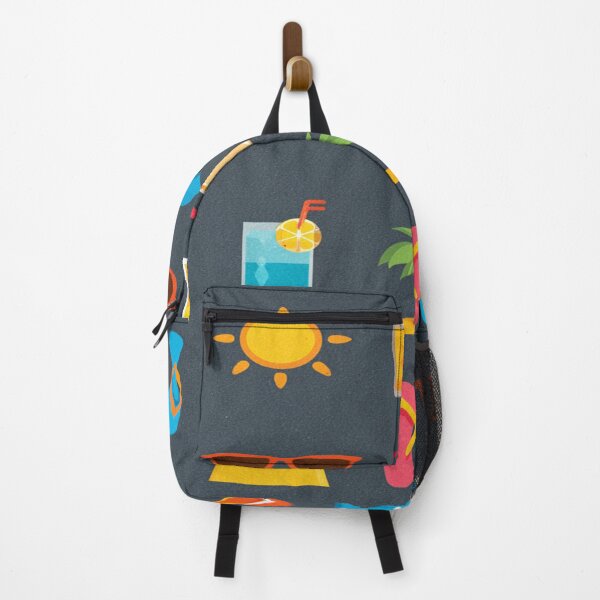 Item preview, Summer Beach Vacation Tropical Icons Design designed and sold by NicolasGlowArt.