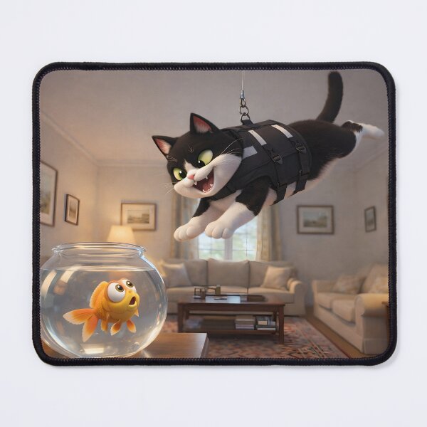 Item preview, Mischief Kitten and Goldfish designed and sold by Pim-Crystal.