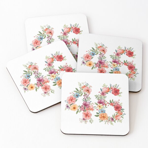 Item preview, 46th birthday flowers  watercolor. designed and sold by uunaa.