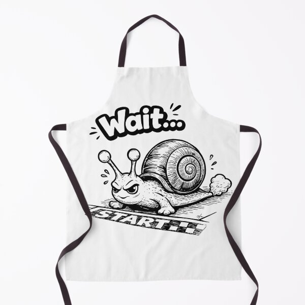 Item preview, Cute Snail on Start Running Track designed and sold by TasiaZenzura.