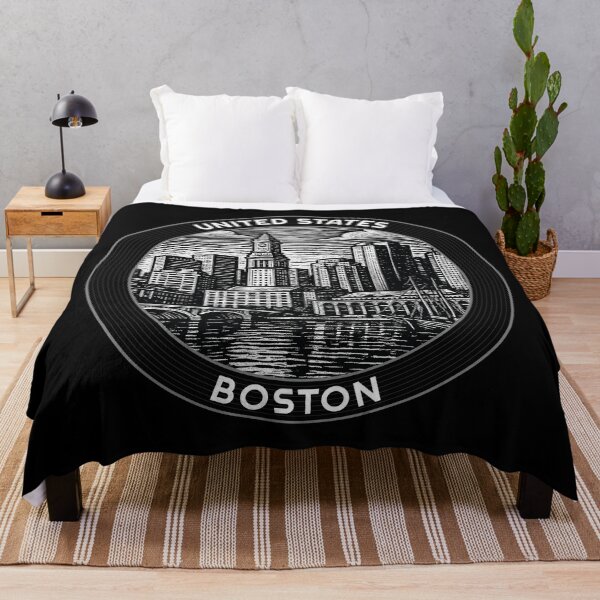 Item preview, Boston USA Linocut Style designed and sold by Thistle-TShop.