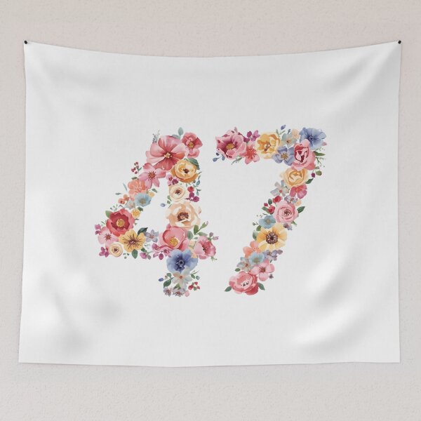 Item preview, 47th birthday flowers  watercolor. designed and sold by uunaa.
