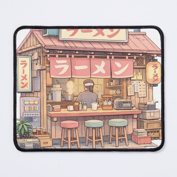 Item preview, Cozy Japanese Ramen Shop Kawaii Aesthetic Art designed and sold by Super beautiful art.