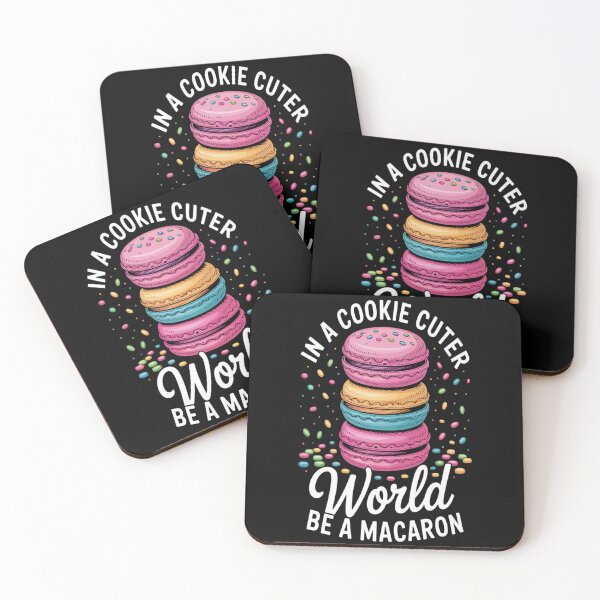 Item preview, In A Cookie Cutter World Be A Macaron Cookie French Food  designed and sold by kakashinn.