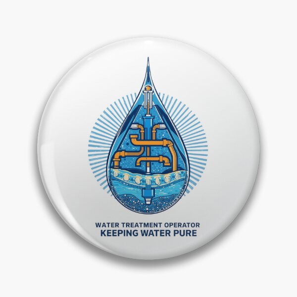 Item preview, Water Treatment Operator – Clean Water Crew designed and sold by KapiPrint.