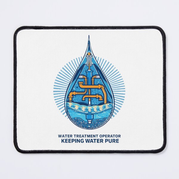 Item preview, Water Treatment Operator – Clean Water Crew designed and sold by KapiPrint.