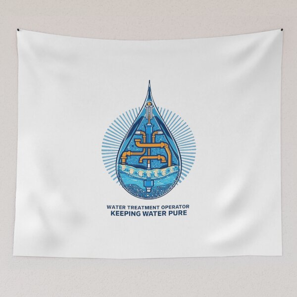 Item preview, Water Treatment Operator – Clean Water Crew designed and sold by KapiPrint.