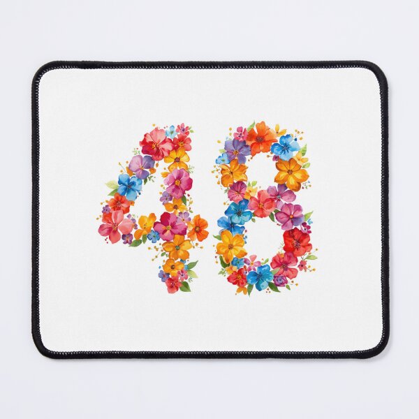 Item preview, 48th birthday flowers watercolor. designed and sold by uunaa.