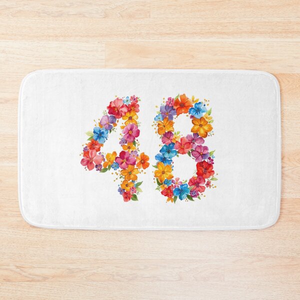 Item preview, 48th birthday flowers  watercolor. designed and sold by uunaa.
