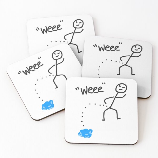 Item preview, Wee Stickman Making A Puddle designed and sold by GanradgeArt.