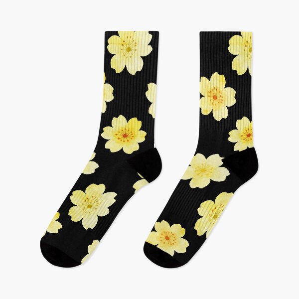Item preview, Yellow Watercolor Flower Pattern - Fresh Spring Blossoms designed and sold by RidaSalArt.