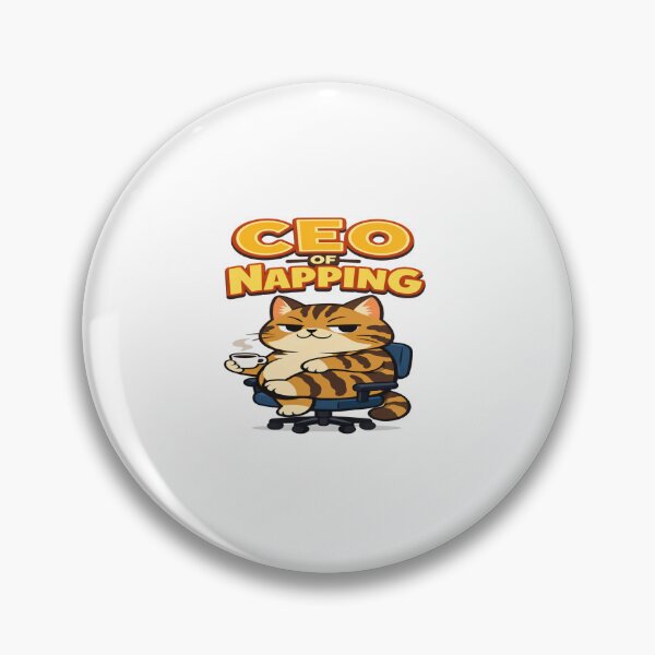 Item preview, Cute Lazy Cat “CEO of Napping” Funny Office Humor Coffee Lover Design for Cat Moms & Pet Lovers designed and sold by Bright Nest Studio.