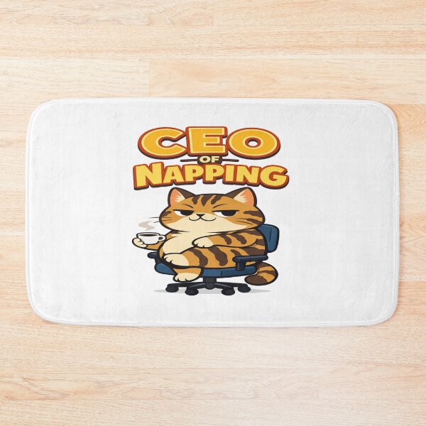 Item preview, Cute Lazy Cat “CEO of Napping” Funny Office Humor Coffee Lover Design for Cat Moms & Pet Lovers designed and sold by Bright Nest Studio.