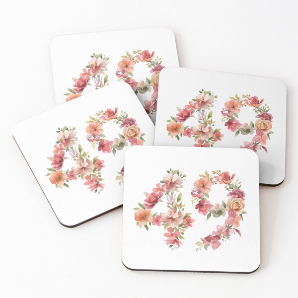 Item preview, 49th birthday flowers  watercolor. designed and sold by uunaa.