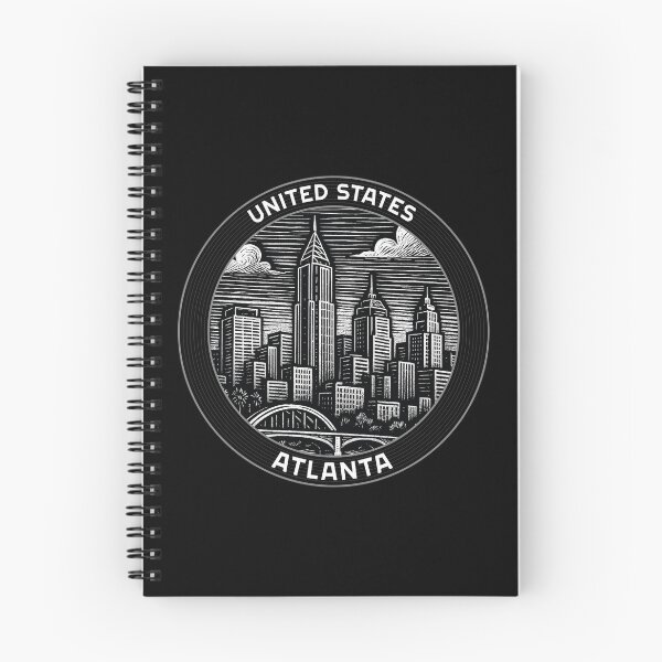 Item preview, Atlanta USA Linocut Style  designed and sold by Thistle-TShop.